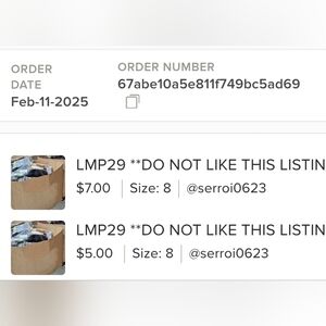 Just for serroi0623 $12